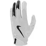 Nike Vapor Jet 8.0 Adult Football Gloves - White/Black / M