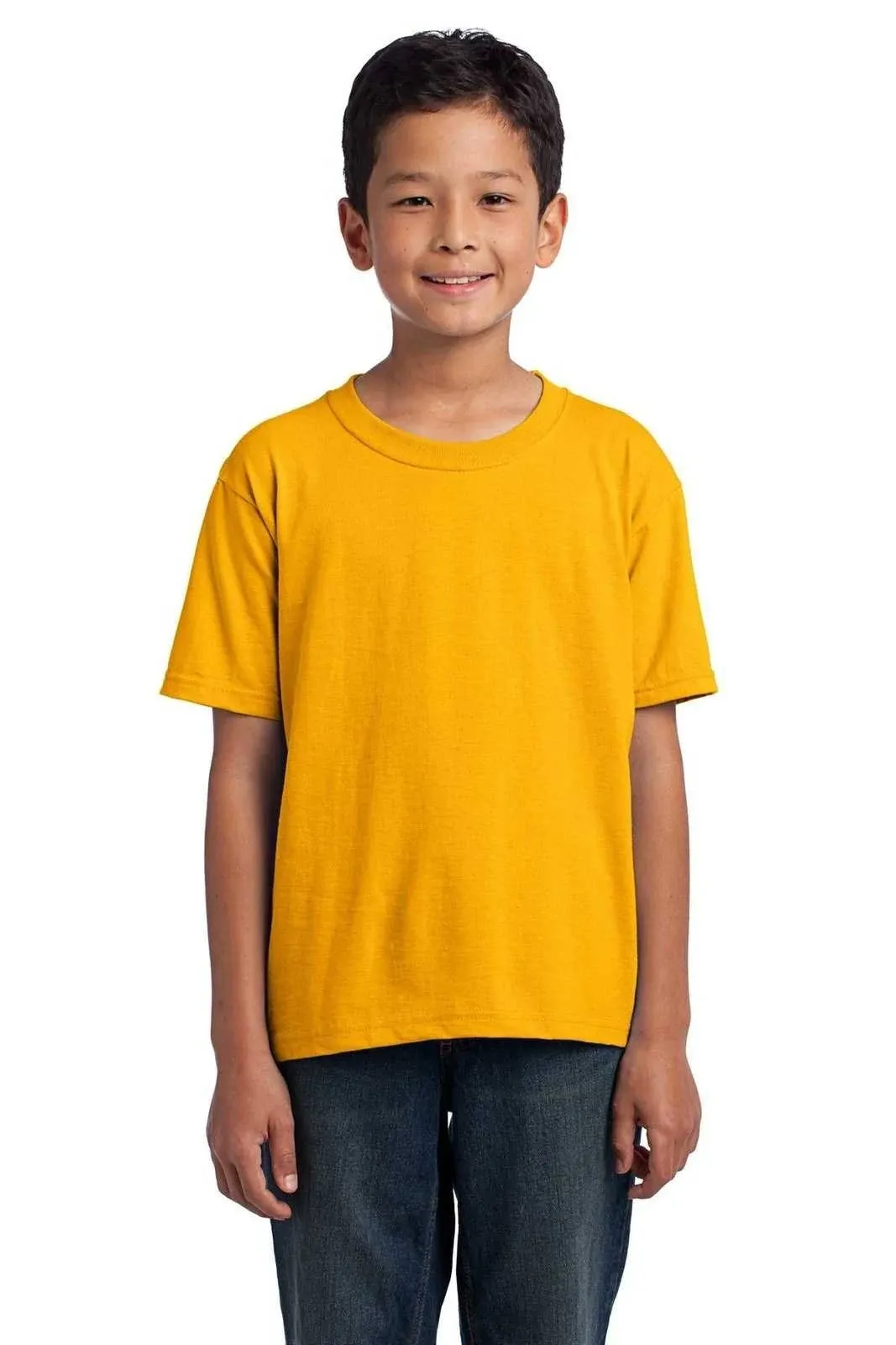 Fruit of the Loom Youth 5 oz. HD Cotton™ T-Shirt XS GOLD