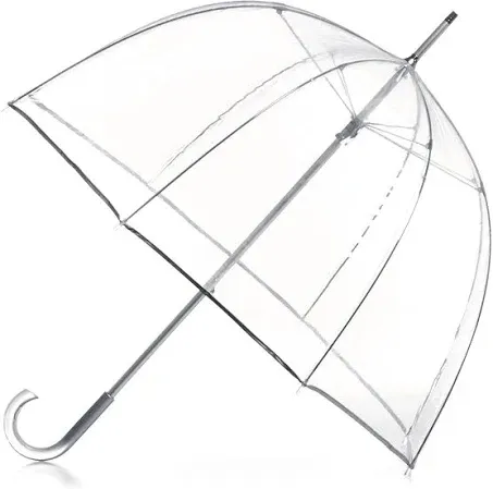 Totes Signature Ultra Clear Bubble Dome Umbrella NEW with TAGS!