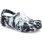 Crocs Classic Marbled Clog - Kids' Black/White, 2.0