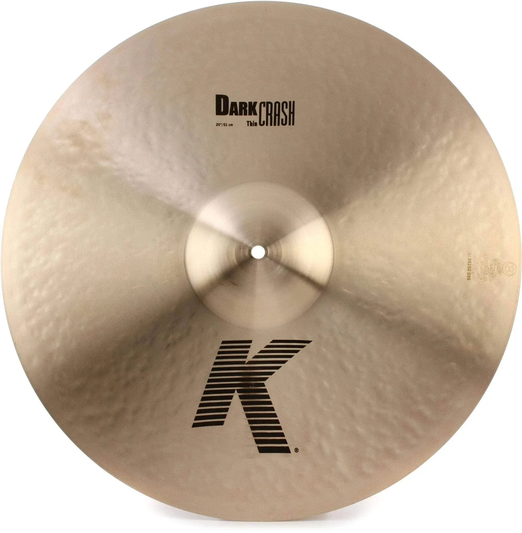 Zildjian K Dark Thin Crash Cymbal 20 in.