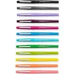 Papermate Flair Medium Point Porous Markers, Assorted - 12 Pack