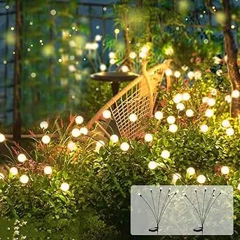 LUOKANGYL Solar Garden Lights : Solar Lights for Outside Illuminate Outside Spaces with Bright, Beautiful Light, Ideal for Homeowners, Gardening