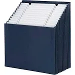 Smead 12-Pocket Stadium File, Navy, Letter (SMD70211)