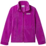 Columbia Girls' Benton Springs Fleece Jacket, Medium, Bright Plum