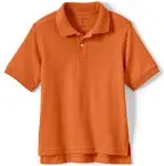 Lands' End School Uniform Kids Short Sleeve Interlock Polo Shirt