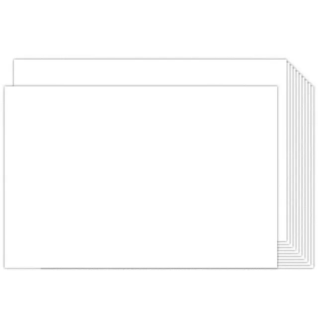 Hamilco White Cardstock Thick Paper Blank Index Flash Note & Post Cards Greeting Invitations Stationary 4 X Heavy Weight Card Stock