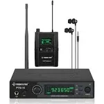 Phenyx Pro UHF Stereo Wireless In-Ear Monitor System - 900MHz Band, Rack Mountable, 160 ft. Range