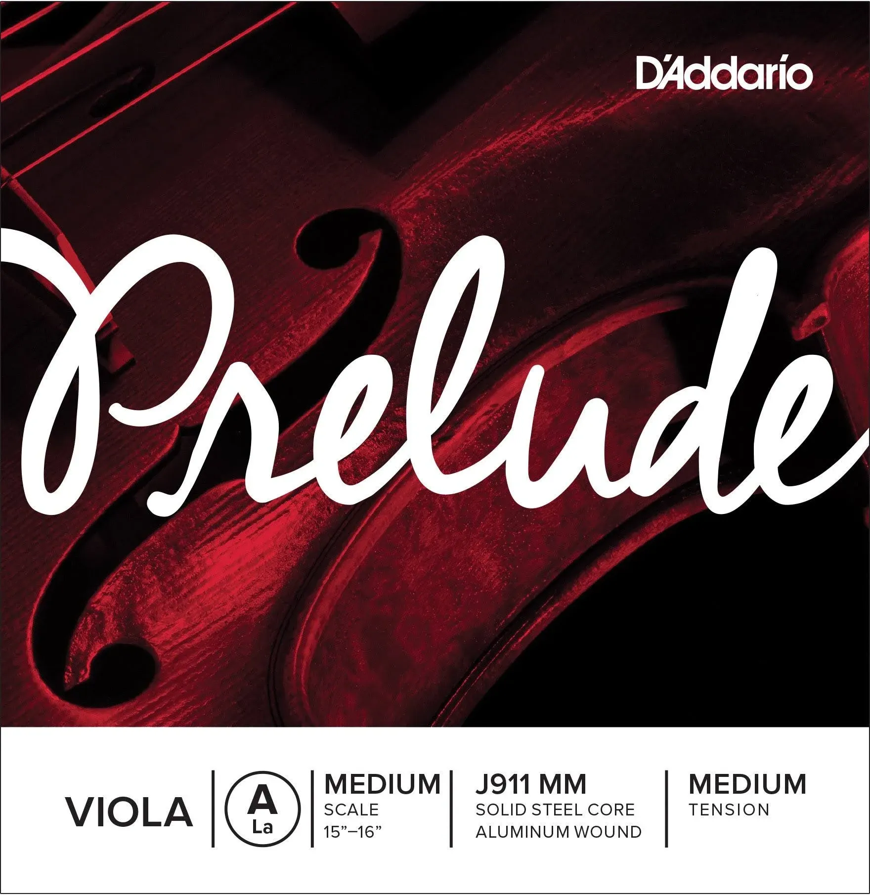 Prelude Viola Single A String, Medium Scale, Medium Tension