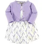 Touched by Nature Baby Girl Organic Cotton Dress and Cardigan