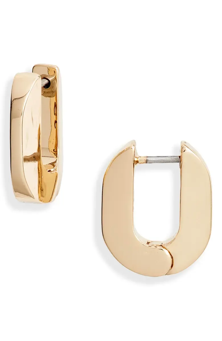 Jenny Bird Teeni Toni Link Earrings in High Polish Gold