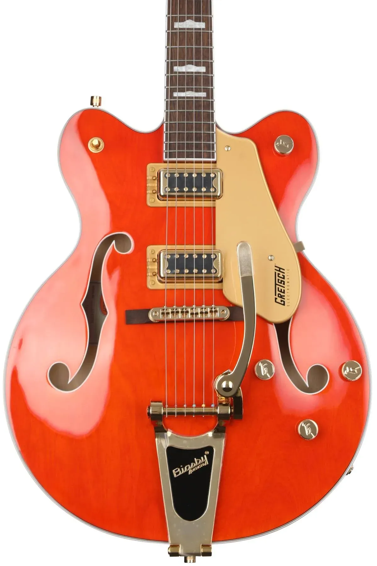 Gretsch G5422TG Classic Electromatic Hollow-Body Guitar w/Bigsby, Orange Stain