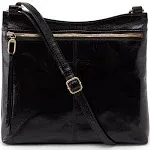 Cambel Crossbody in Polished Leather - Cornflower