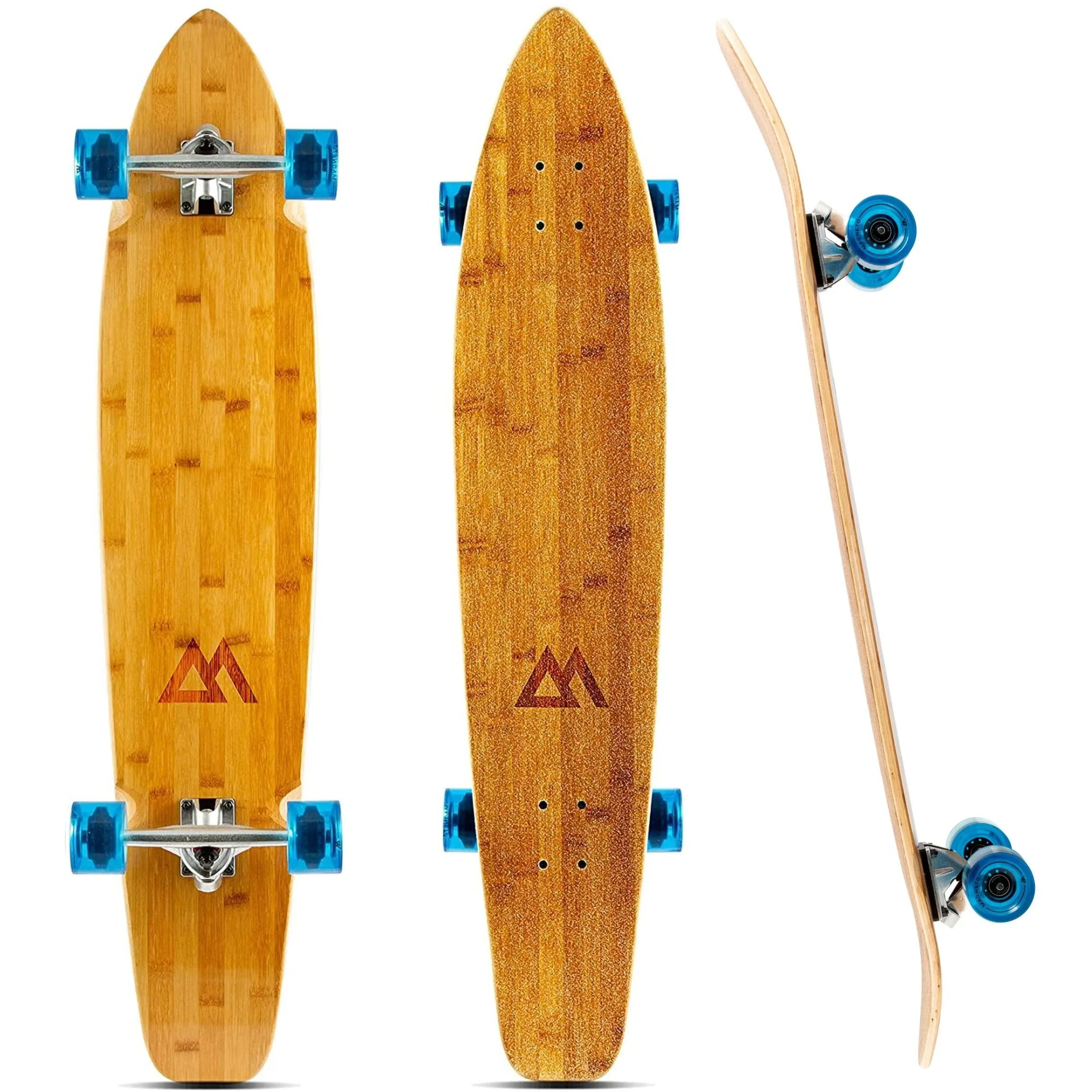 Magneto 40+ Inch Kicktail Cruiser Longboard Skateboard and Pintail Long Board Sk