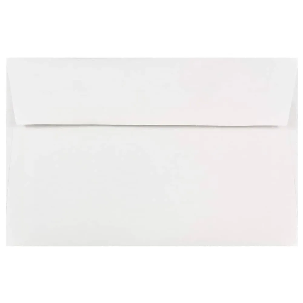 JAM Paper A9 Invitation Envelope, 5 3/4" x 8 3/4", White, 50/Pack (4023213I) | Staples