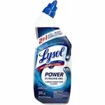 Lysol Disinfectant Toilet Bowl Cleaner, Wintergreen, 24oz Bottle, 9/Carton