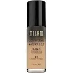 Milani Conceal + Perfect 2-in-1 Foundation + Concealer, Creamy Vanilla - 1 fl oz bottle