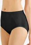 Bali Seamless Brief with Tummy Panel Ultra Control 2-Pack - Black - XL