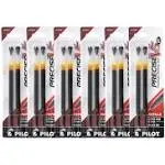 Pilot Precise V7 RT Liquid Ink Retractable Rollerball Pen Refills, 0.7mm, Fine Point, Black Ink, Pack of 12