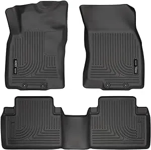 Husky Liners For 14-20 Nissan Rogue Black Front & 2nd Row Seat Floor Mats 98671