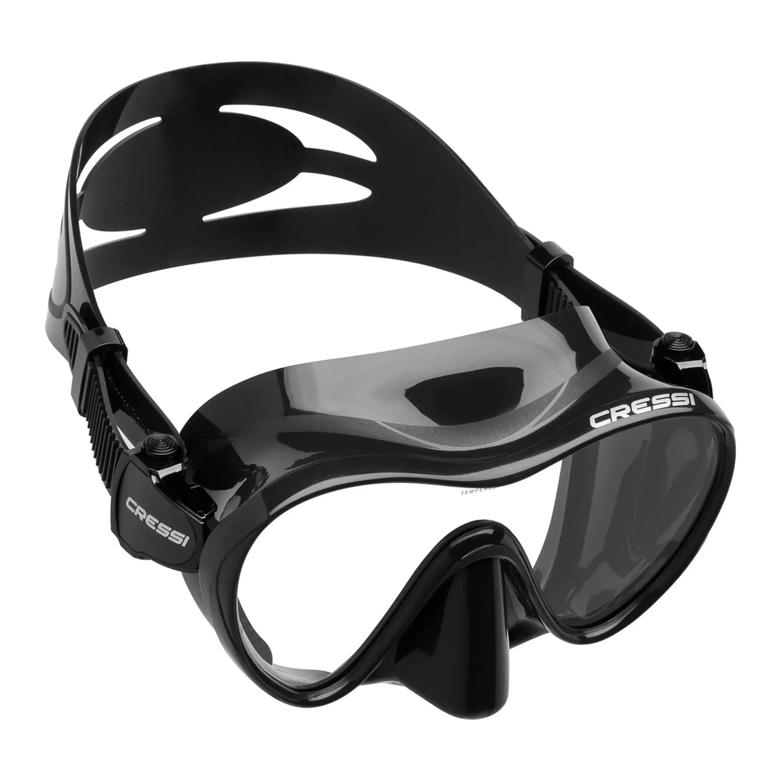 Cressi F1 Frameless Diving Mask Black