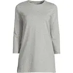 Women's Lands' End Supima Cotton Crewneck Tunic