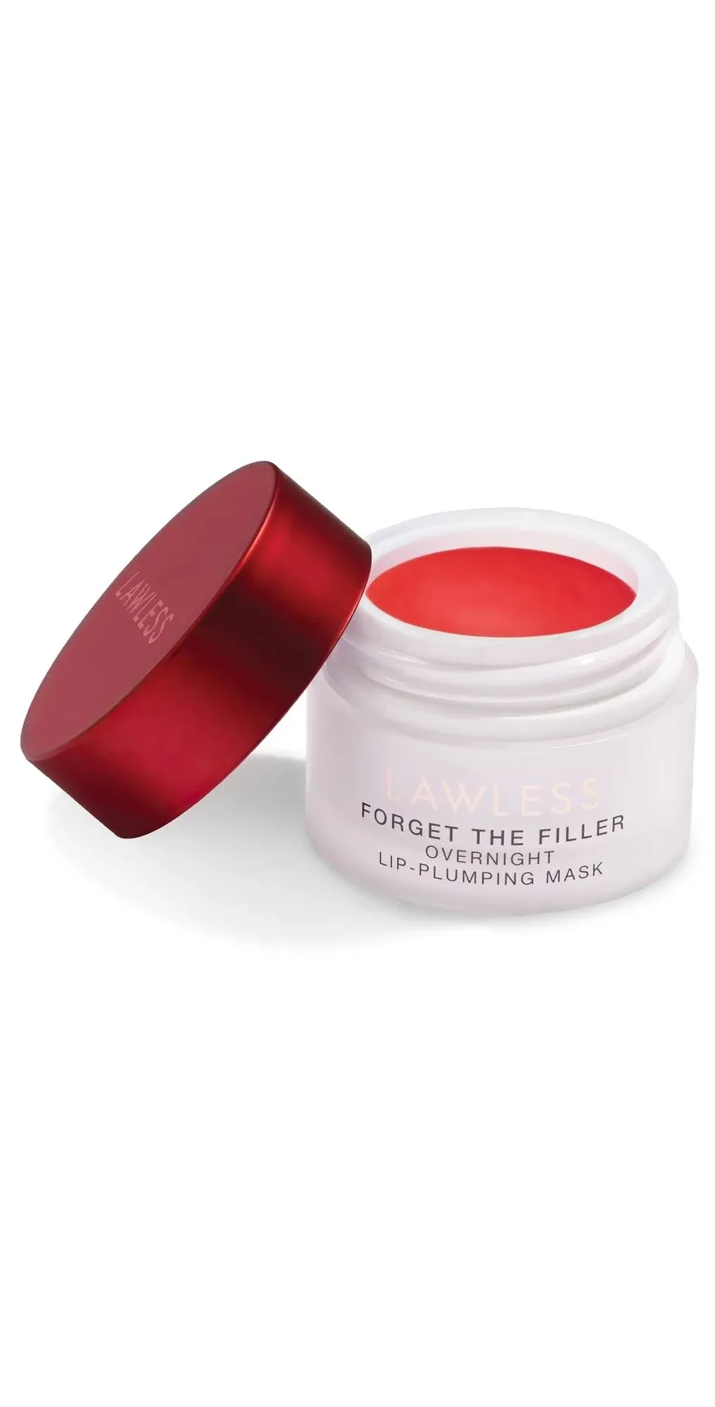 LAWLESS Women's Forget The Filler Overnight Lip Plumping, Birthday Cake, 0.28 Ounce