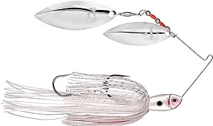 Strike King Premier Plus Spinnerbait,Bleeding Shad, 1/2oz