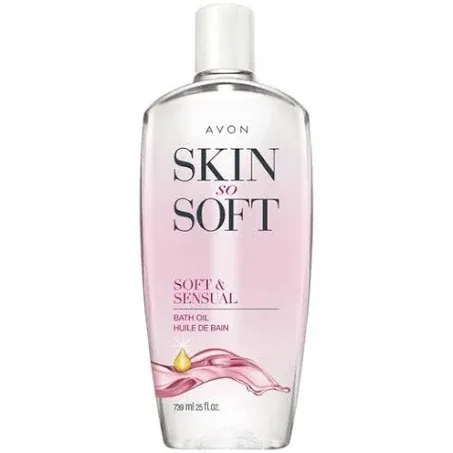 Skin So Soft Bonus Size Soft and Sensual Bath Oil by Avon