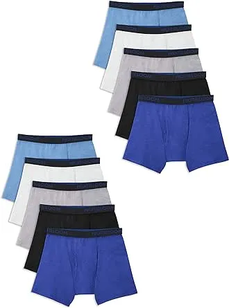 Fruit of the Loom Boys' Breathable Mesh Boxer Briefs