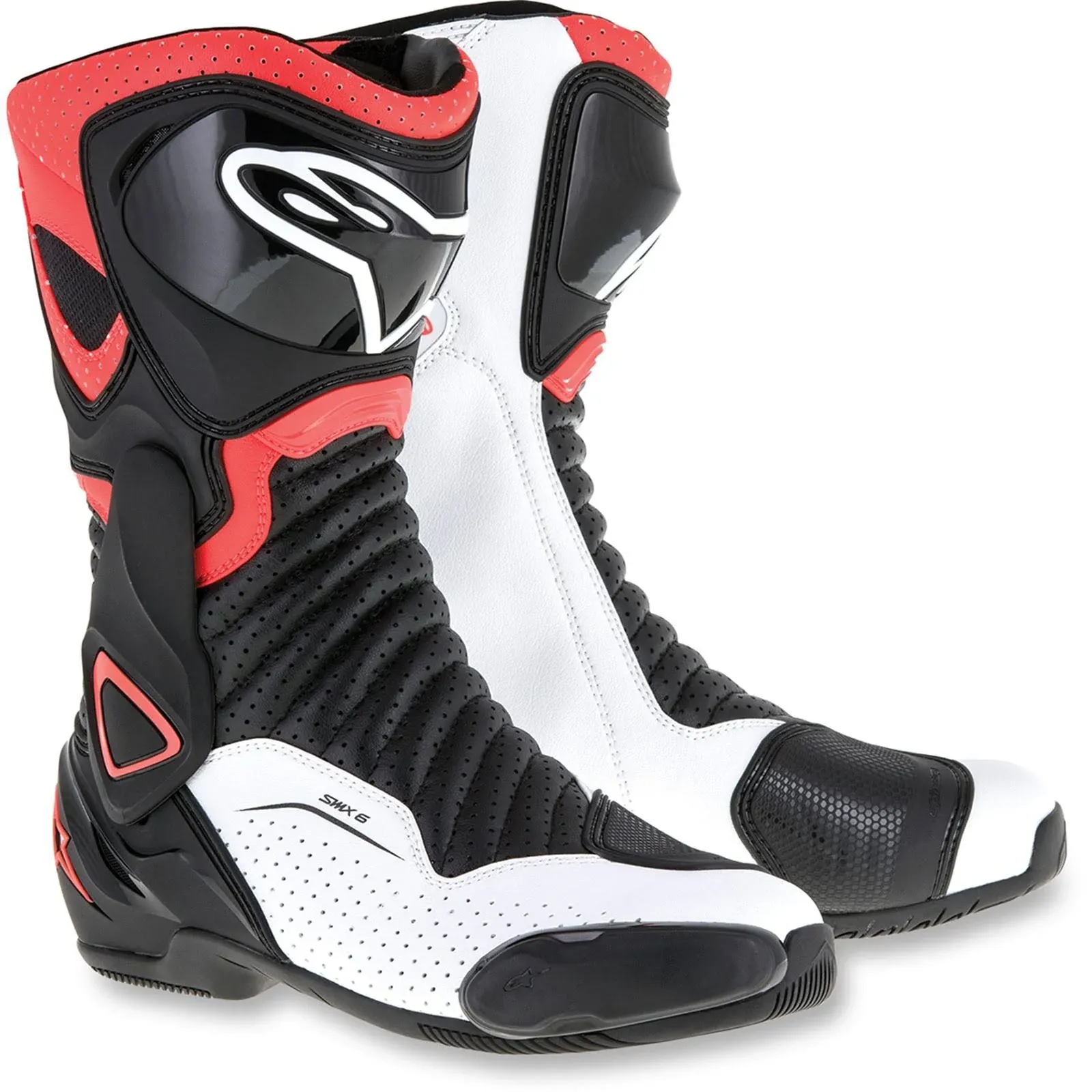 Alpinestars SMX-6 V2 Vented Boots Black/Red/White 50