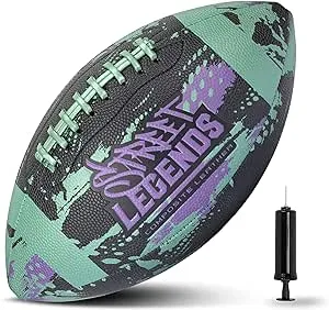 Youth Football for , Graffiti Printed Composite Leather Size 8 Football- Incl...