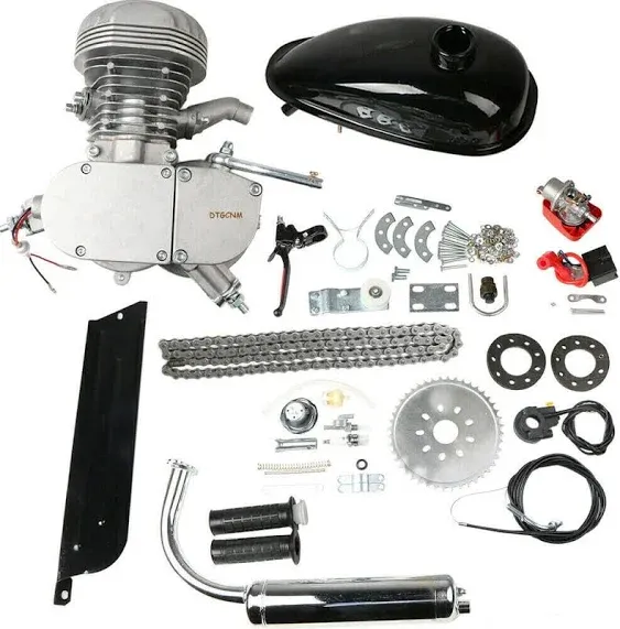 Miduo Full Set 100cc Bicycle Engine Kit 2-Stroke Gas Motorized Motor Bike ...