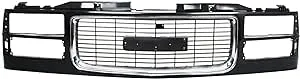 Garage-Pro Grille Assembly Compatible with 1994-1999 GMC Yukon 1994-2000 K2500 Black Shell and Insert