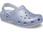 Crocs Classic Purple Glitter Toddler Girls' Clog Shoes, Size: 8