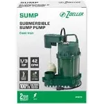 Zoeller 1/3 HP 2520 gph Cast Iron Vertical Float Switch AC Submersible Sump Pump