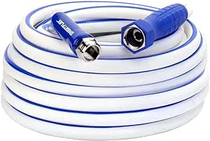 SmartFlex RV/Marine Water Hose, 1/2 in. x 50 ft., Hybrid, White - HSFRV450