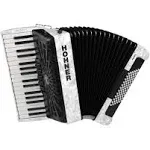 Hohner Bravo III 72 White