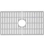 VIGO 15-in x 27-in Center Drain Silicone Sink Grid Lowes.com