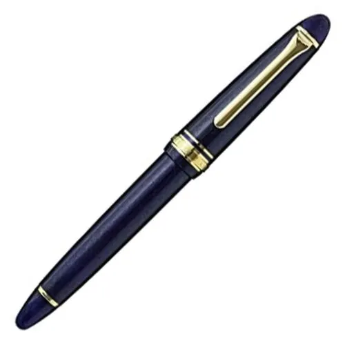 Sailor Fountain Pen Pro Fit Light Gold Trim Shining Blue Extra Fine 11-1038-140 