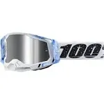 100% Racecraft 2 Mixos-Silver Flash Mirror Lens Goggles