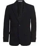 Van Heusen Big Boys' Flex Stretch Suit Jacket, Black, 18