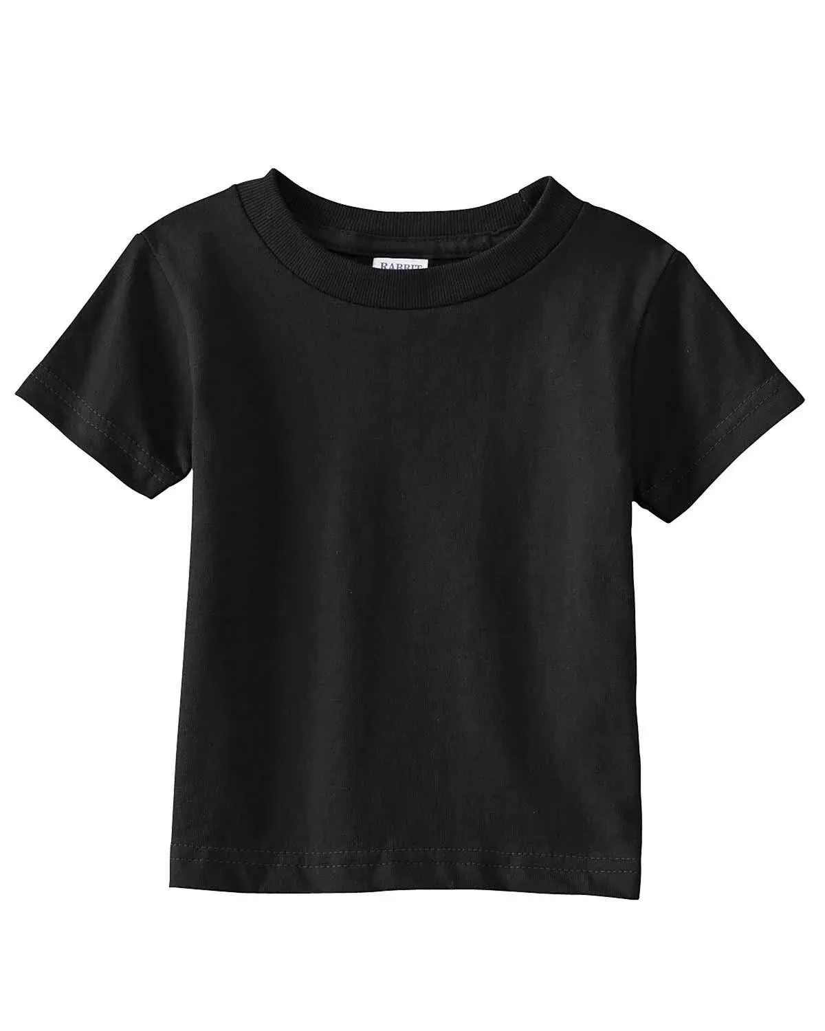 Rabbit Skins 3401 Infant Cotton Jersey T-Shirt, Black