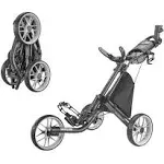 Caddytek CaddyLite EZ V8 3 Wheel Golf Push Cart - Golf Trolley Foldable Colla...