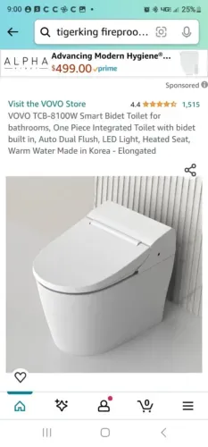 Vovo Smart Bidet Toilet