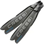 Used Cressi Gara Modular Impulse Fins for Freediving - Black, Size: 40/41