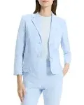 Theory Women's Shrunken Linen-Blend Blazer