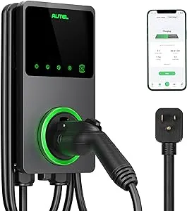 Autel MaxiCharger Level 2 40A EV Charging Station with In-Body Holster NEMA 6-50