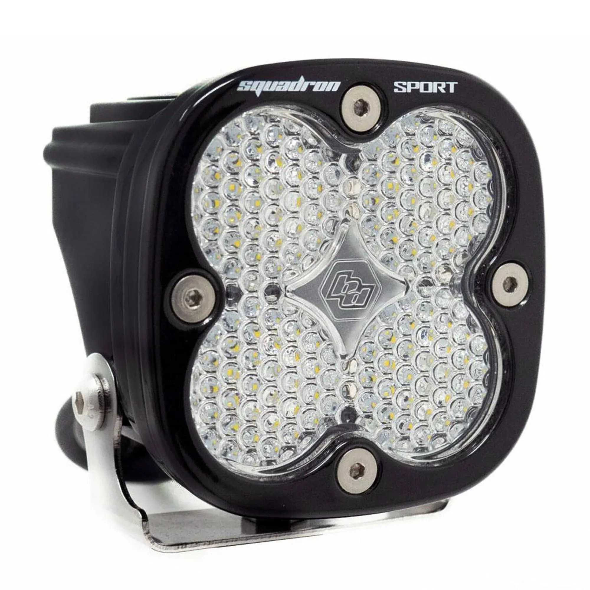 Baja Designs Squadron Sport Black LED Light Pod (Work/Scene; Clear) - 550006