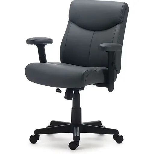 Staples Traymore Ergonomic Faux Leather Swivel Computer and Desk Chair